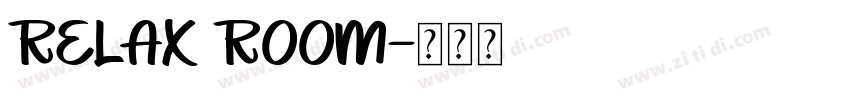 RELAX ROOM字体转换